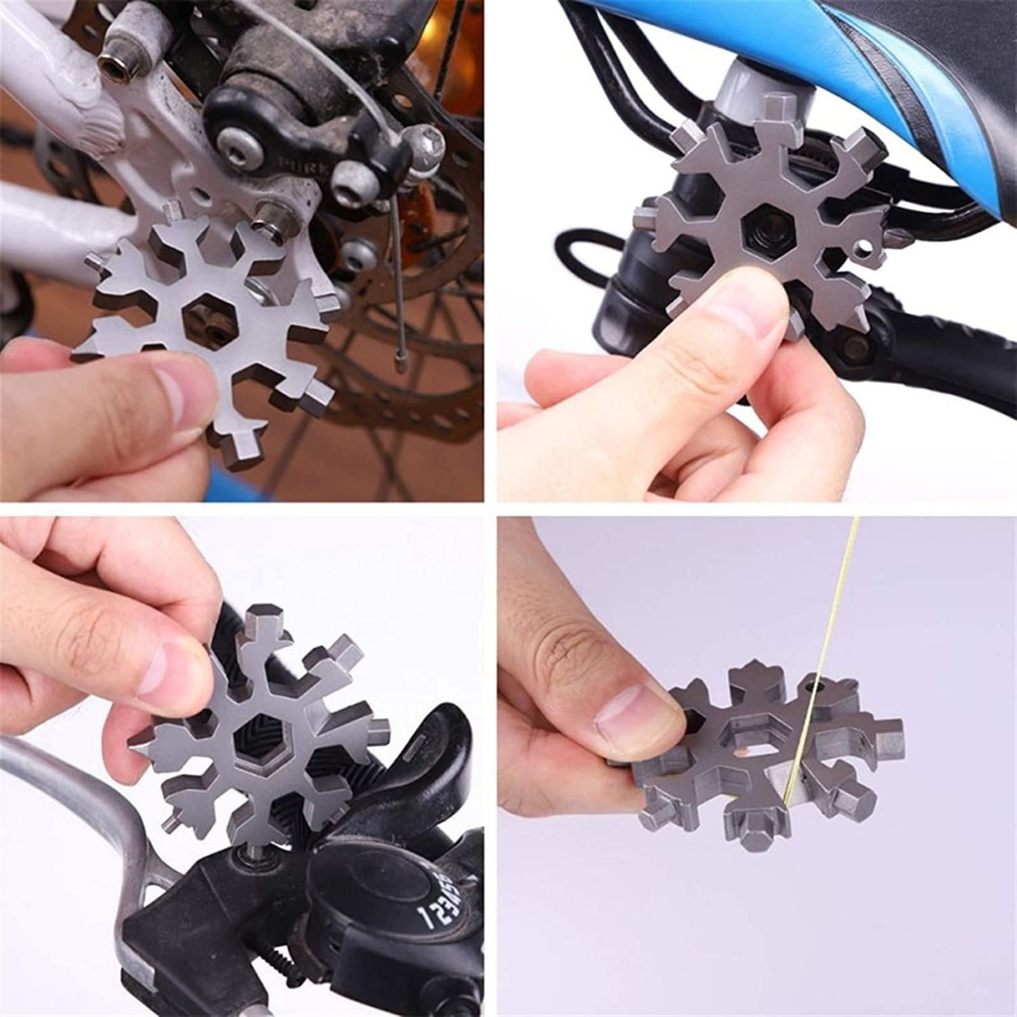 Screwdriver Tool-18 in 1 Multi-Purpose Snowflake Shaped Stainless Steel Screwdriver Tool